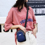 Phone Bag Shoulder Wallet Case with USB Hole for Samsung/iPhone