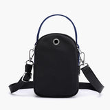 Phone Bag Shoulder Wallet Case with USB Hole for Samsung/iPhone
