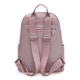 Plaid Women Backpack Durable Fabric Oxford School Bag