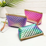 Plaid Women Cosmetic Bag Travel Organizer Storage Case Wash Beauty Bag