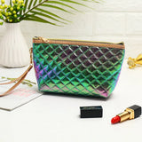 Plaid Women Cosmetic Bag Travel Organizer Storage Case Wash Beauty Bag