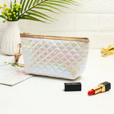 Plaid Women Cosmetic Bag Travel Organizer Storage Case Wash Beauty Bag