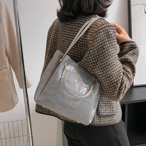 High Capacity Business Crossbody PU Leather Women Bags