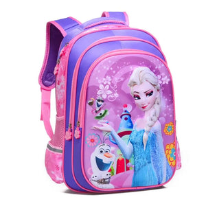 Princess Backpack Orthopedics School Bags for Kids Girls Elementary