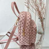 Waterproof Mini Leather Backpack for Women, Phone Purse Bag
