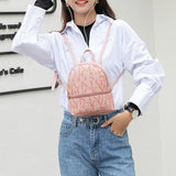 Waterproof Mini Leather Backpack for Women, Phone Purse Bag