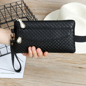 PU Leather Women Wallet Clutch Phone Purse Female Case