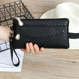PU Leather Women Wallet Clutch Phone Purse Female Case