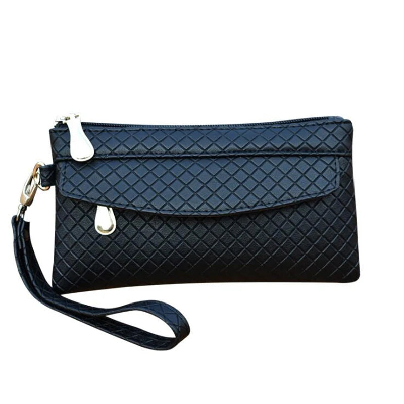Women's PU Leather Wallet Clutch Phone Purse Case Pocket
