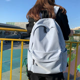 Waterproof Red Backpack for Girls High School Student