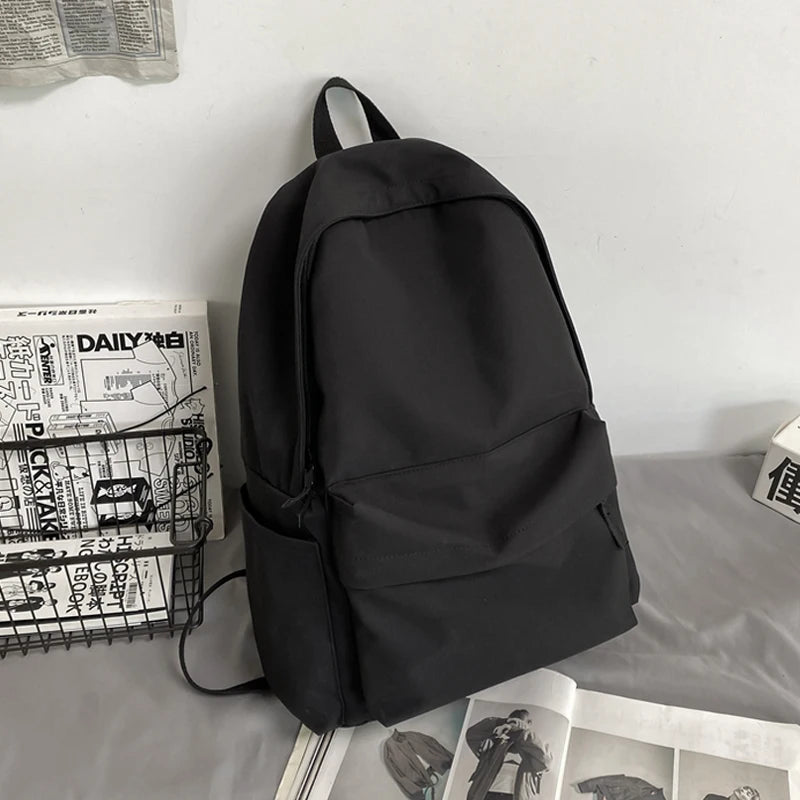 Waterproof Red Backpack for Girls High School Student