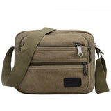 Casual Canvas Shoulder Bag Outdoor Diagonal Unisex Messenger Bag