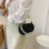 Rhinestones Women Shoulder Crossbody Bags Diamond PU Female Purses
