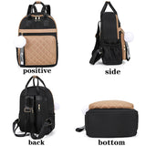 Rhombus Casual Oxford Cloth School Student Backpack