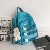 High School Students Casual Harajuku Style Schoolbag