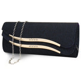 Sequined Envelope Clutch Evening Bags Pink Wedding Purse Female Handbag
