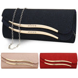 Sequined Envelope Clutch Evening Bags Pink Wedding Purse Female Handbag