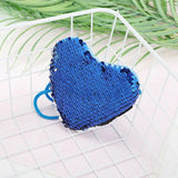 Sequins Heart Crossbody Bag for Kids Girls Small Purse