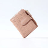 Short Wallet Women Small Purse Female PU Leather Zipper Money Bag