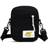 Canvas Square Bag Japanese Style Crossbody Messenger Purse