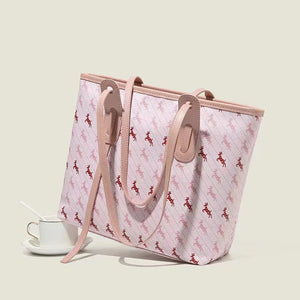 Large Capacity Shoulder Bag for Women, Zipper Tote Handbag