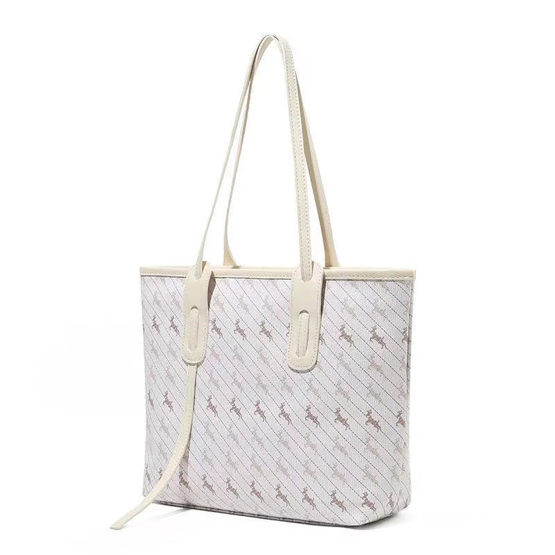 Large Capacity Shoulder Bag for Women, Zipper Tote Handbag