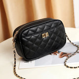 Women's Mini Shoulder Bag with Chains for Mobile Phone PU Leather
