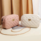 Women's Mini Shoulder Bag with Chains for Mobile Phone PU Leather