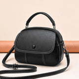 Shoulder Bag Solid PU Leather Crossbody Handbag