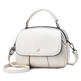 Shoulder Bag Solid PU Leather Crossbody Handbag