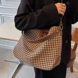 Canvas Embroidery Tote Bag for Women Large Capacity