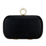 Silk Red Diamond Clutch Shoulder Chain Bridal Handbag