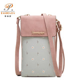 Wild Shoulder Messenger Bags Contrast Hasp PU Leather Small Bag