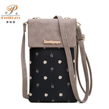 Wild Shoulder Messenger Bags Contrast Hasp PU Leather Small Bag
