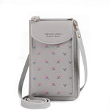 Women's Shoulder Bag Large Capacity Multifunctional Wallet Solid Crossbody