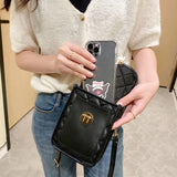 Small Crossbody Bag Mini PU Leather Shoulder Messenger Clutch Bolsas
