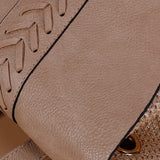 Women's Straw Backpack for Summer Travel Weaved Shoulder Bag Mochila