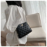 Soft Leather Shoulder Bag Chain Crossbody Large Capacity