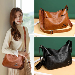 Soft Leather Shoulder Bag Crossbody for Women