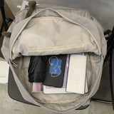 Waterproof Nylon Backpack for Teenage Girl Shoulder Travel Bag School