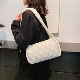 Quilted Nylon Crossbody Handbag Shoulder Bag