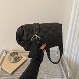 Quilted Shoulder Bag Winter Crossbody Handbag B546