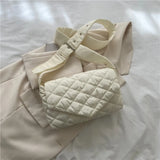Quilted Shoulder Bag Winter Crossbody Handbag B546
