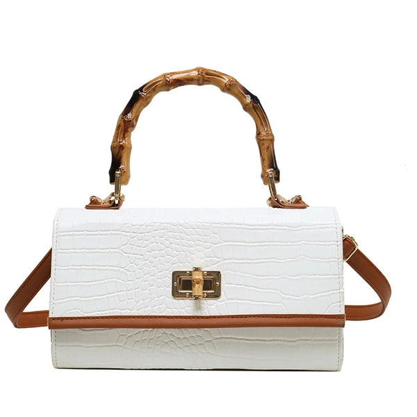 Stone Pattern Small Square Bag for Girls