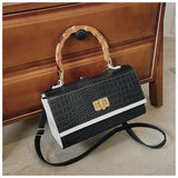 Stone Pattern Small Square Bag for Girls