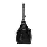 Women High Capacity Handbags Multi-pocket Shoulder Bags Soft PU Leather