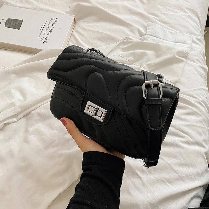 Summer Small Bag Women's Chain Messenger Bag One Shoulder Square Bag
