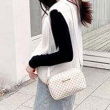 Tassel Small Messenger Bag Lingge Embroidery Female Shoulder Bag