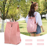 Durable Nylon Folding Backpack Wet Dry Compartment Swimming Gym Bag