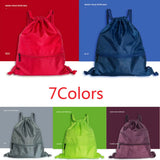 Travel Home String Drawstring Backpack Gym Tote Bag School Sport Pack